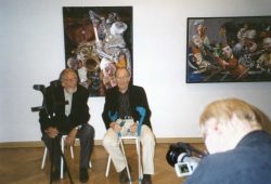 Bernhard Heisig begegnet Willi Sitte in seiner Ausstellung