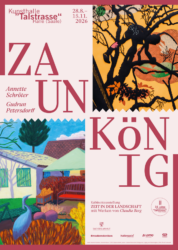 Plakat zur Ausstellung "ZAUNKÖNIG - Gudrun Petersdorff und Annette Schröter" Plakat zur Ausstellung "ZAUNKÖNIG - Gudrun Petersdorff und Annette Schröter"